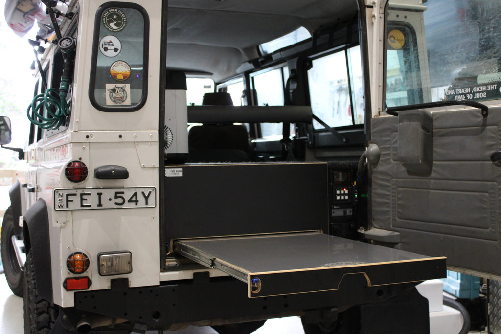 Defender Water tank under seat