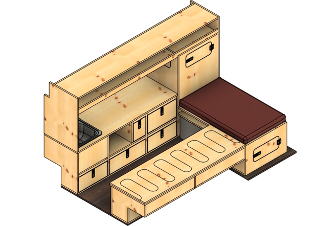 Toyota Hiace Fitout Kit